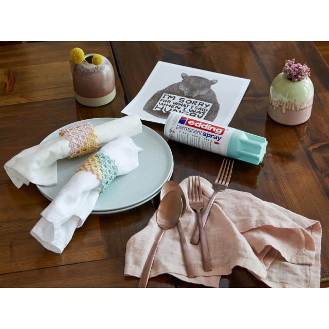 Spray vopsea acrilica Edding 5200, transparent mat, acrilic, 200 ml