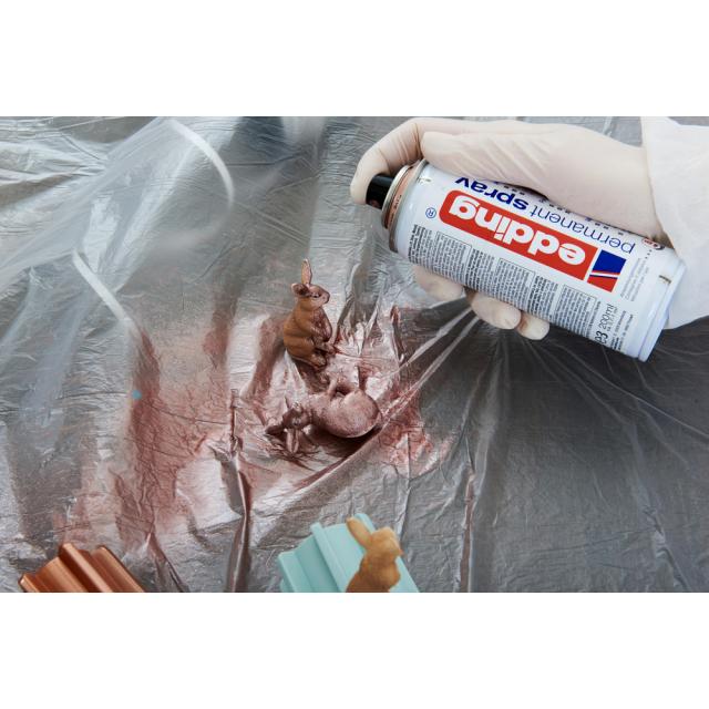 Spray grund Edding 5200, gri deschis, uscare rapida, 200 ml