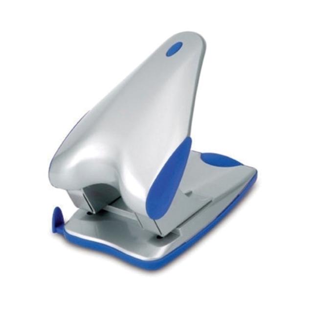 Perforator metalic EVOffice, 60 coli, argintiu