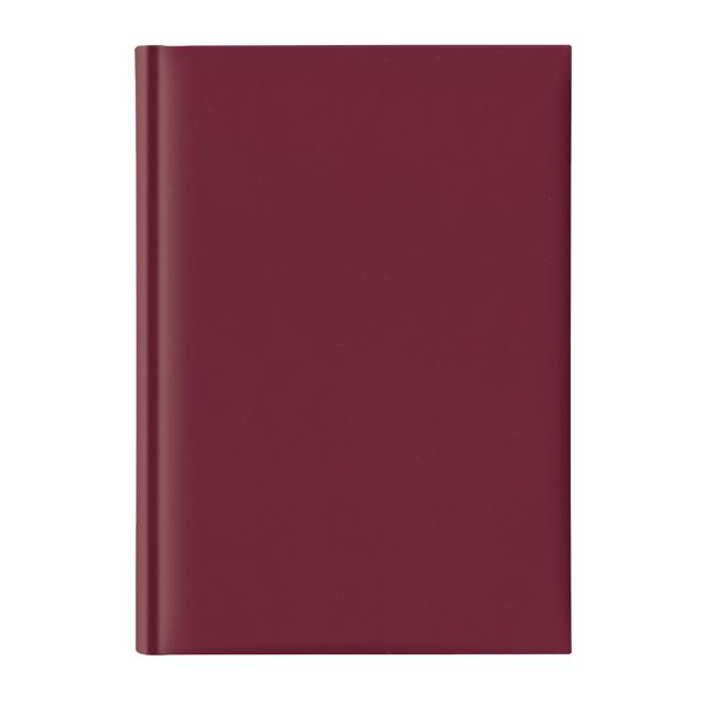 Agenda nedatata A5, hartie offset alb, coperta bordeaux