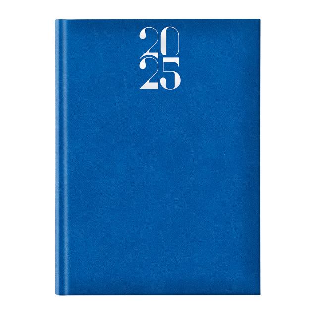Agenda Artilux A4, datata, hartie ivory, coperta albastru royal