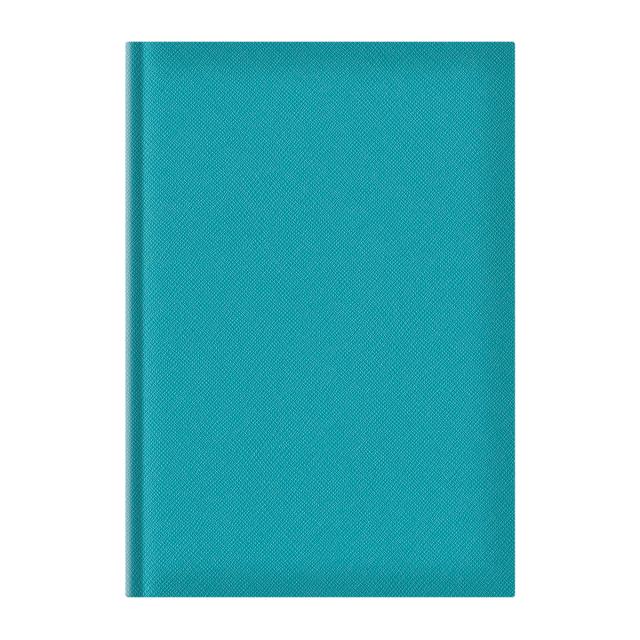 Agenda A5 Adria, nedatata, hartie ivory, coperta turcoaz