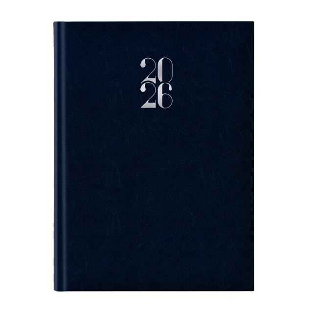 Agenda Artilux A4 datata, hartie ivory, coperta albastru