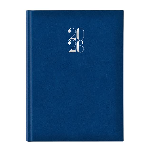 Agenda Artilux A4 datata, hartie ivory, coperta albastru royal
