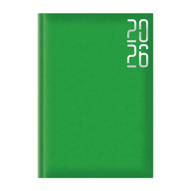 Agenda Artibest A5 datata, hartie offset alb coperta verde deschis