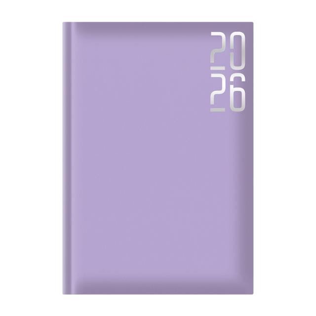 Agenda Artibest A5 datata, hartie offset alb, coperta lila