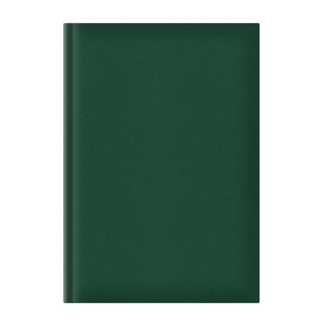 Agenda nedatata A5, hartie offset alb, coperta verde