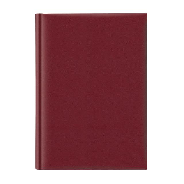 Agenda nedatata A5, hartie offset alb, coperta bordeaux