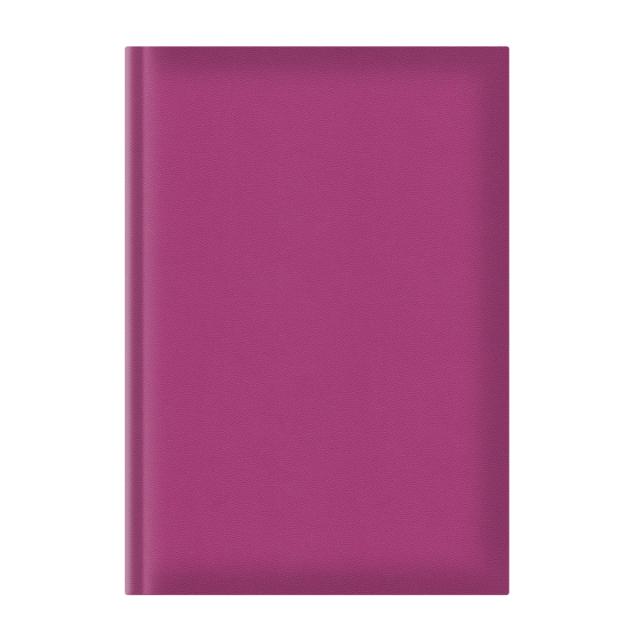 Agenda nedatata A5, hartie offset alb, coperta fucsia