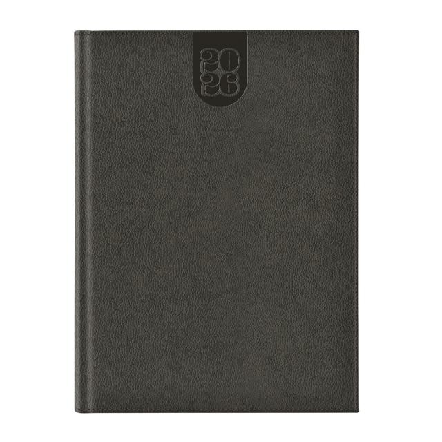 Agenda Dakota A4 datata, hartie ivory, coperta gri