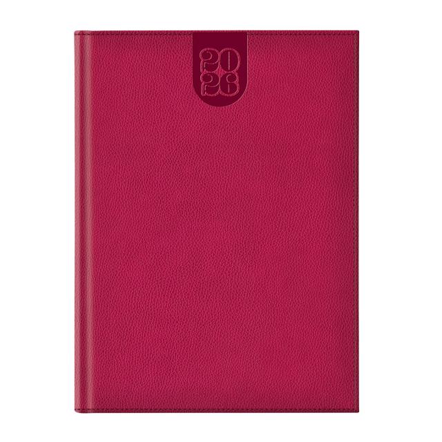 Agenda Dakota A4 datata, hartie ivory, coperta fuchsia