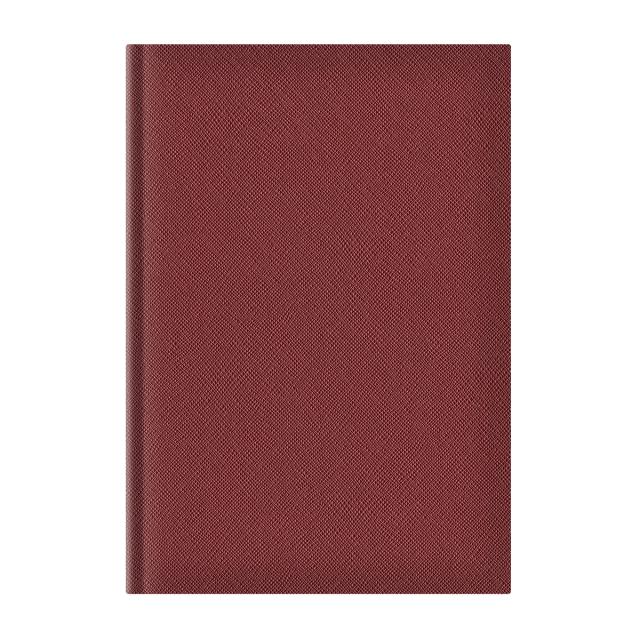 Agenda nedatata A5 Adria, hartie ivory, coperta maro roscat