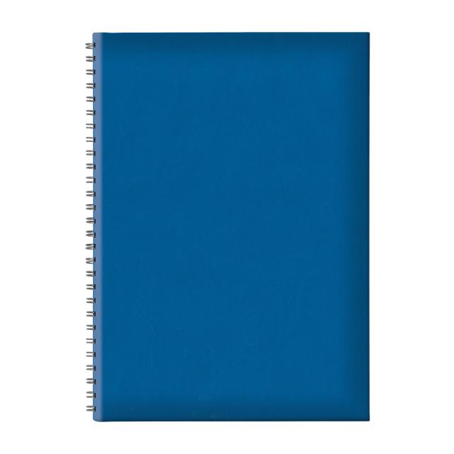 Agenda nedatata B5 TUCSON, hartie offset alb, spira ascunsa, coperta albastru