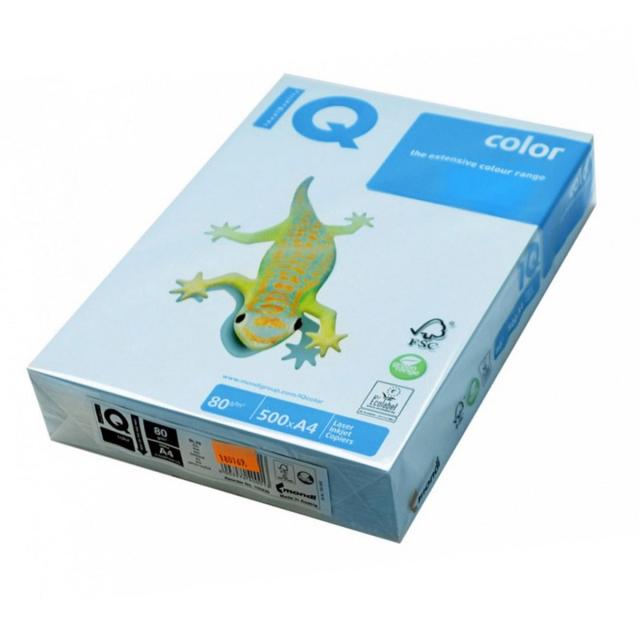 Hartie IQ Color A3, 80g, 500 coli/top, albastru pastel BL29