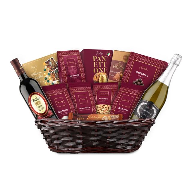 Pachet cadou Craciun Wine&Candy