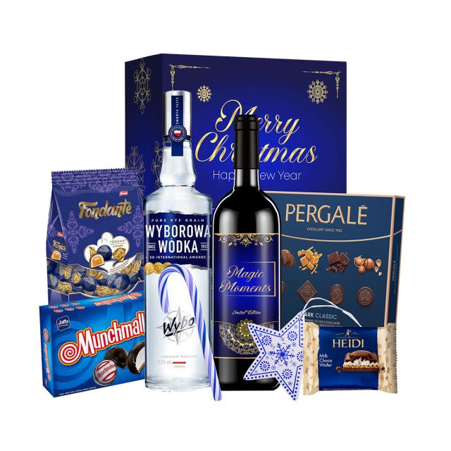 Pachet cadou Craciun Blue Azure