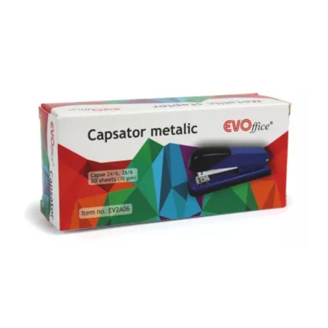 Capsator metalic EVOffice, 24/6-24/8, 30 coli