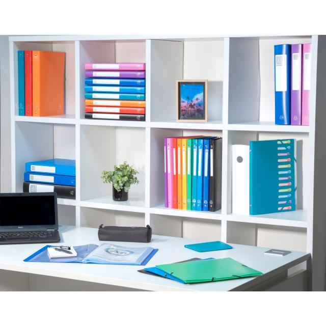 Mapa prezentare Exacompta, coperta, 30 file, A4, 24x32 cm, negru