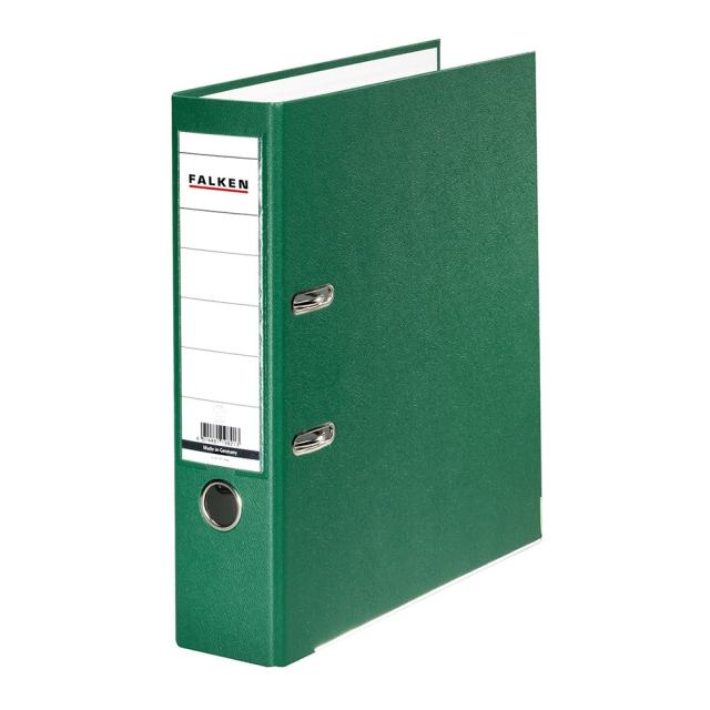 Biblioraft Falken plastifiat, 50 mm, verde