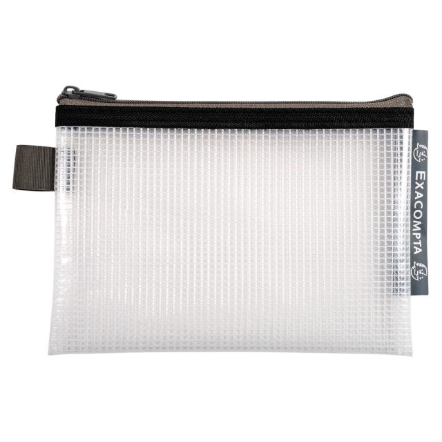 Mapa protectie, inchidere fermoar, A6, PP, transparent