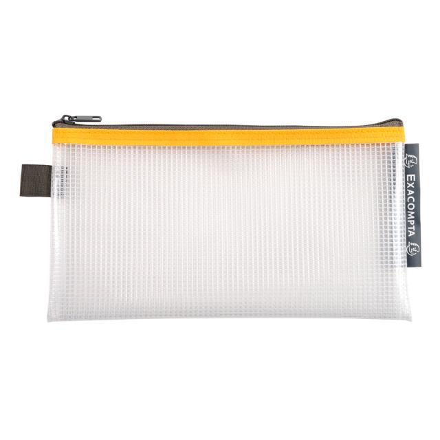 Mapa protectie, inchidere fermoar, DL, 10x31 cm, transparent
