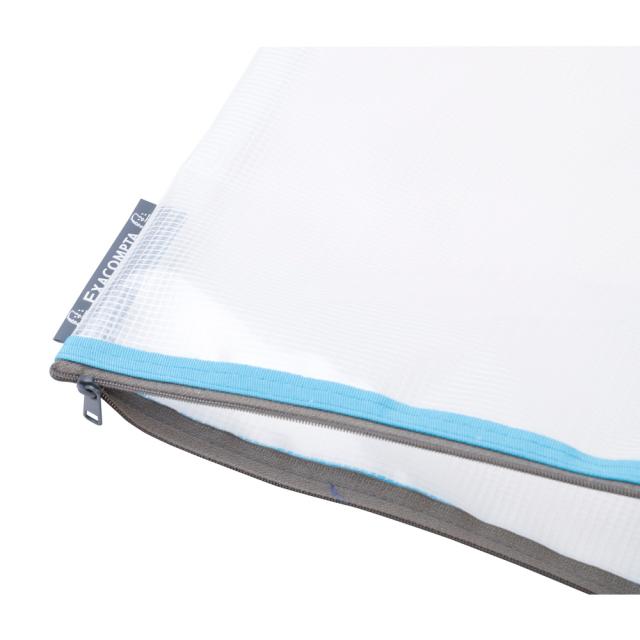 Mapa protectie, inchidere fermoar, A3, transparent