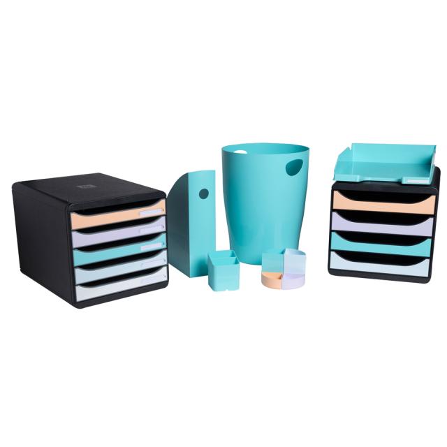Organizator Exacompta Aquarel, 4 sertare, A4, 347x278x267 mm