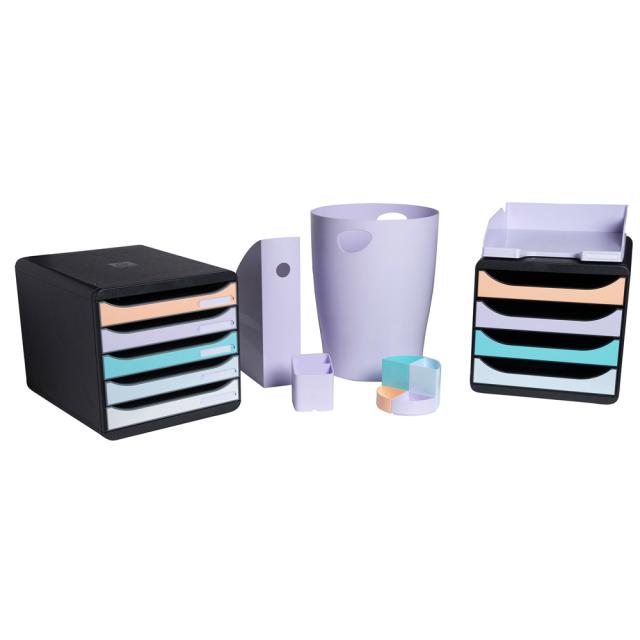 Organizator Exacompta Aquarel, 4 sertare, A4, 347x278x267 mm