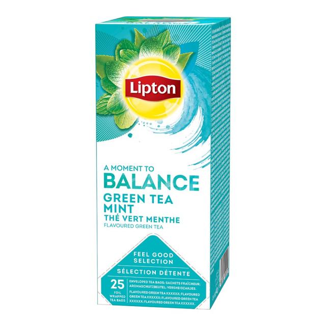 Ceai verde, Lipton Classic, Menta, 25 plicuri