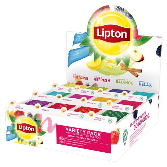 Pachet ceai Lipton, Classic, Variety, 180 plicuri