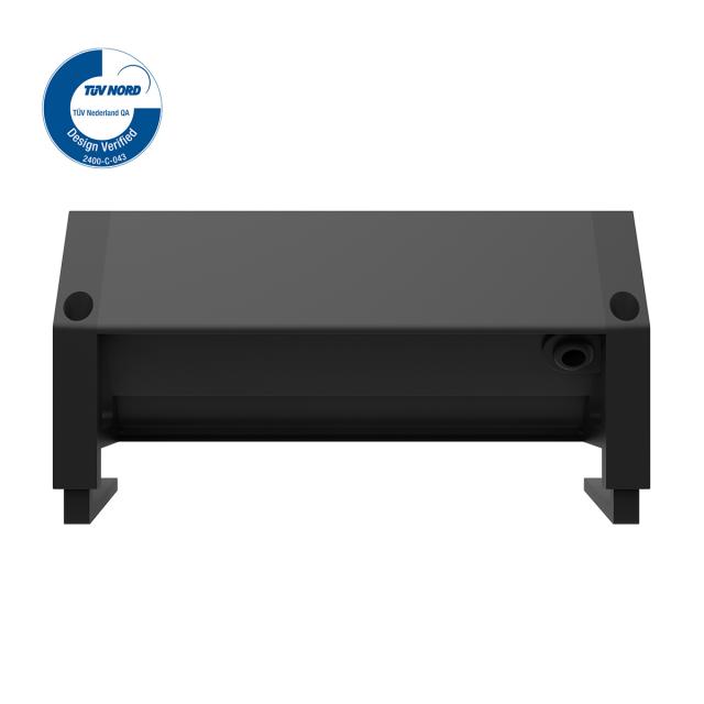 Priza birou fara gaurire blat Fellowes Desk Up 2x230V USB A+C, negru