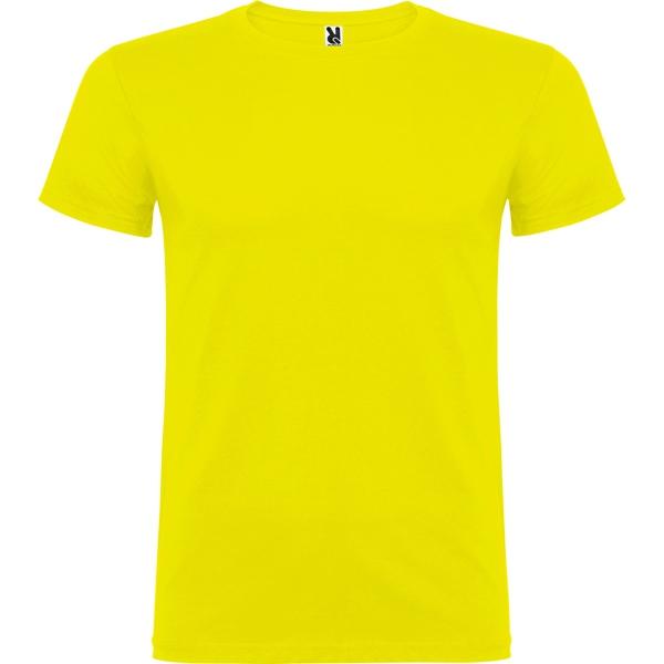 Tricou la baza gatului barbat Beagle, galben, marimea XXL