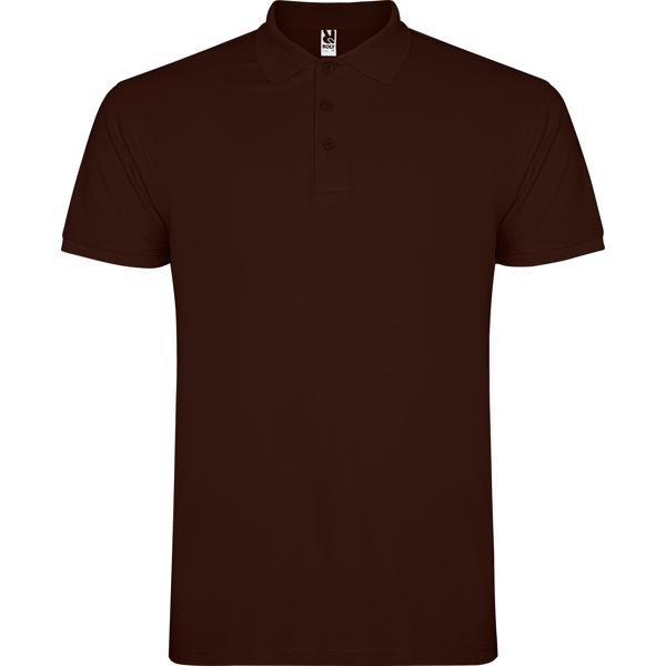 Tricou polo barbat Star, maro, marimea XXL