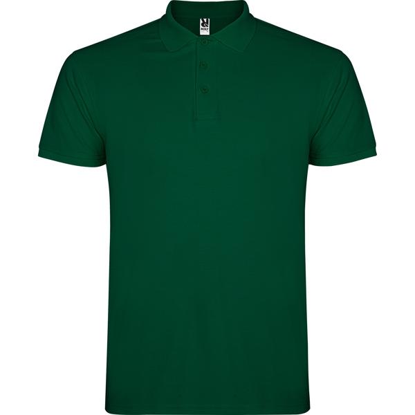 Tricou polo barbat Star, verde inchis, marimea XXL