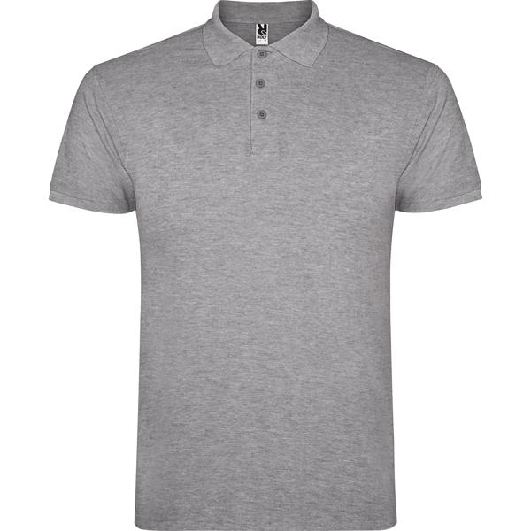 Tricou polo barbat Star, gri, marimea XXL