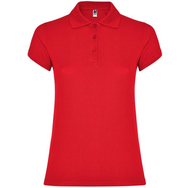 Tricou polo dama Star, rosu, marimea XXL