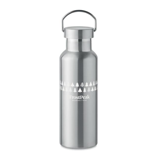 Sticla termoizolanta, 500 ml, Florence, argintiu