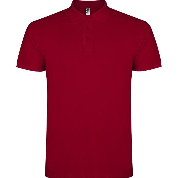 Tricou polo barbat Star, grena, marimea M