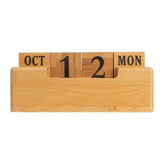 Calendar perpetuu din bambus