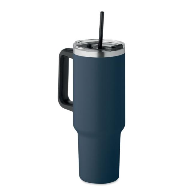 Termos Suma, perete dublu, otel inoxidabil, 1200 ml, albastru