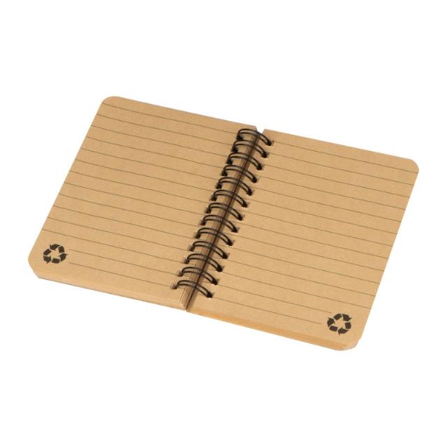 Caiet notite coperta din bambus, 160 pagini, dictando