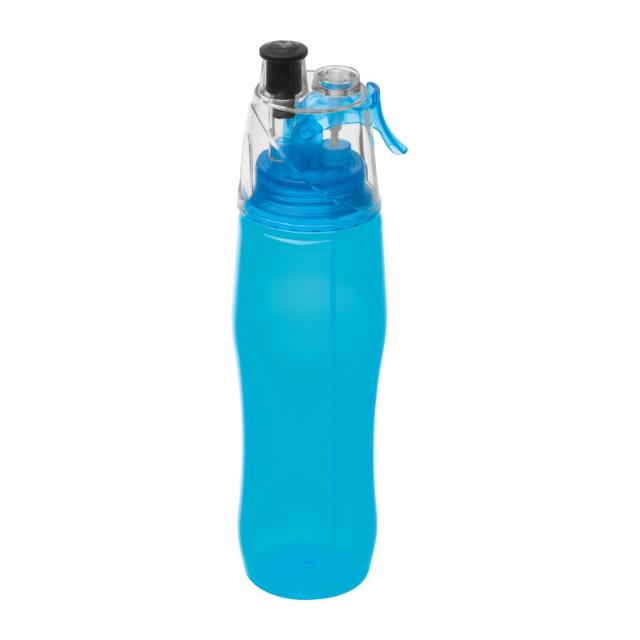 Sticla sport, 700 ml, pulverizare, capac blocabil, albastru