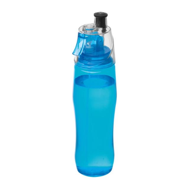 Sticla sport, 700 ml, pulverizare, capac blocabil, albastru