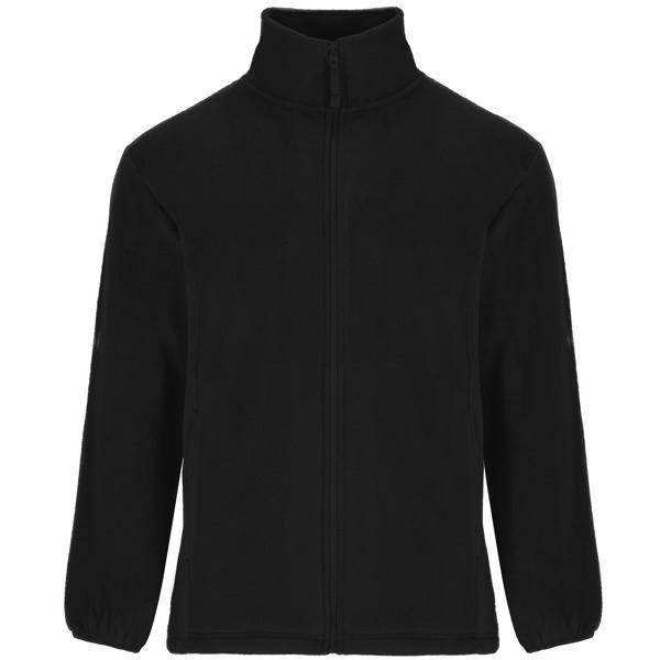 Jacheta fleece Arctic barbat cu fermoar, negru, marimea XXXL