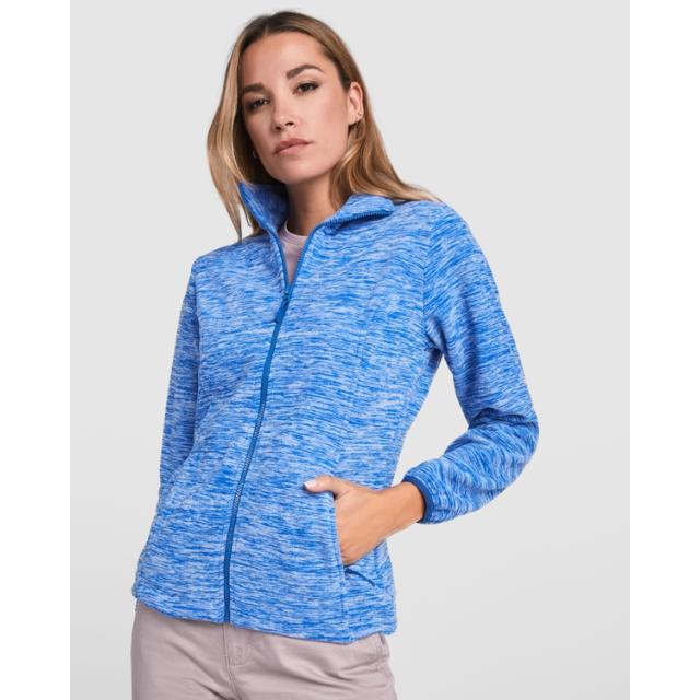 Jacheta fleece Arctic dama cu fermoar, gri plumb, marimea S