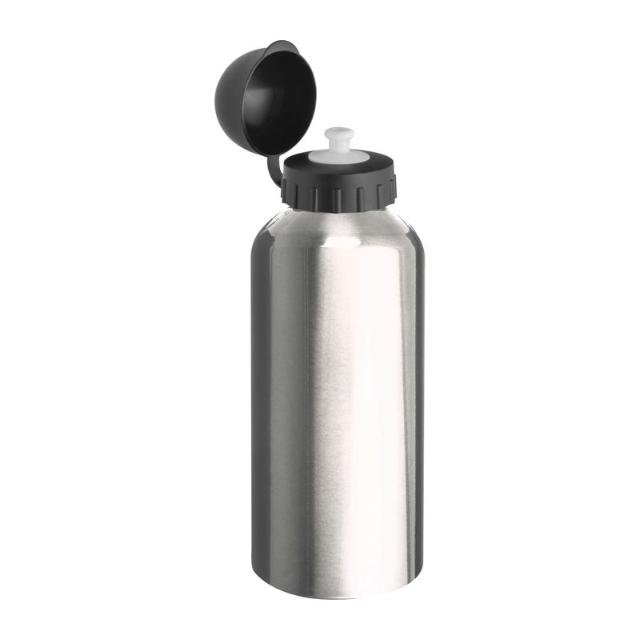 Sticla otel inoxidabil, 600 ml, pentru sportivi, gri