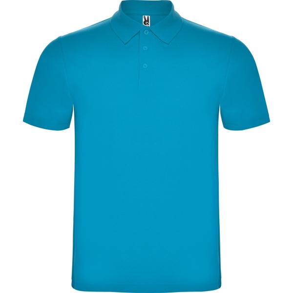 Tricou polo unisex Austral, turcoaz, marimea M