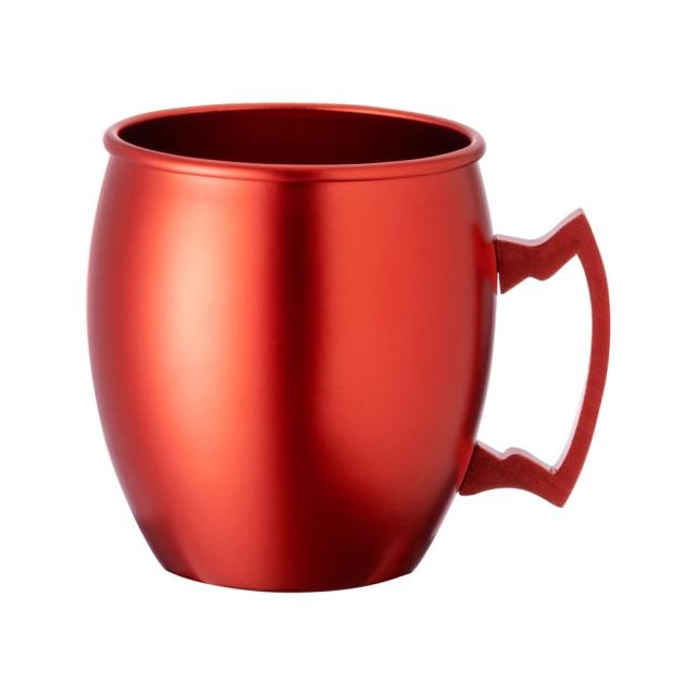 Cana aluminiu culoare metalizata, 540 ml, rosu