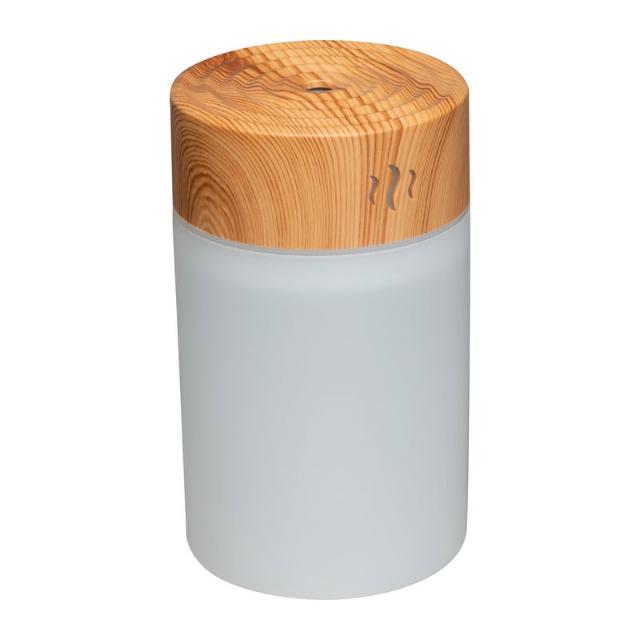 Umidificator cu LED, bambus