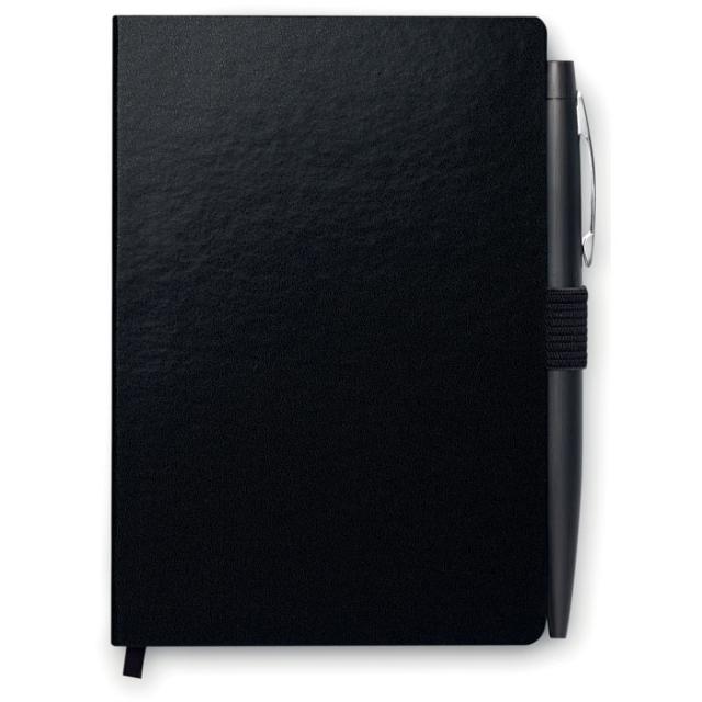 Notes A6, cu pix, Notalux, negru